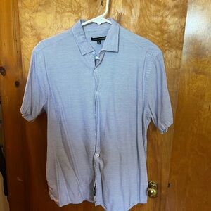 Robert Barakett short sleeve striped button up